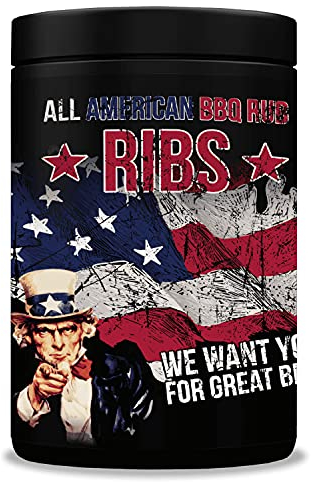Royal Spice All American BBQ Ribs Rub 350g – Authentisch Gewürzmischung für perfekte Ribs aus dem Smoker – Trockenmarinade - Amerikanische Barbecue Trockenmarinade - Tomate & Oregano