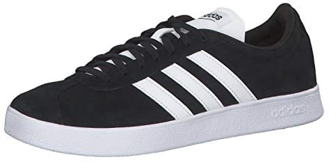 adidas Herren VL Court 2.0 Shoes Schuhe, Core Black/Cloud White/Cloud White, 43 1/3 EU