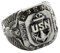 myringshop US-Navy United States US Marine Lautlose Jäger Siegelring Herrenring (70 (22.3))