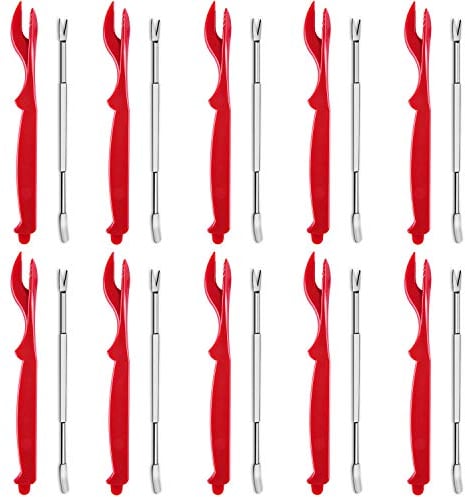 Artcome 20-Piece Seafood Tools Set Including 10 Lobster Shellers and 10 Forks,Seafood Cracker for Lobster, Crab, Crawfish, Prawns, Shrimp, Shellfish Sheller Knife