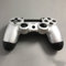GGZone Ersatz-Gehäuse für PS4-Controller, alte Version JDS-001 JDS-010 JDS-011 (Silber-Schwarz)