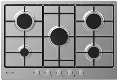 CANDY - CHW7X - Table Gaz - 5 foyers - 11250W - Inox