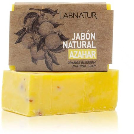 Jabón natural Labnatur 100gr Azahar. 100 % Vegano. El neroli es el aceite de las flores de naranja (o Azahar) y tienen un aroma dulce