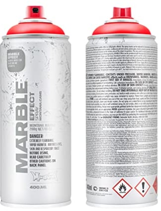 Montana effetto marmo rosso - Montana marble Effect 400 ml di vernice spray rossa - Reticolato effetto marmo rosso