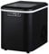 WOLTU EM01sz Machine à glaçons 15 kg/24 h, 2 tailles de glaçons, réservoir d'eau de 2,2 l, fonction autonettoyante, machine à glace silencieuse, ABS, noir