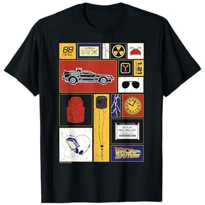 Ikonentafeln zum 35-jährigen Jubiläum „Zurück in die Zukunft“ T-Shirt