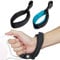 LFCXHTY Hands Free Adjustable Wrist Strap, 2 Pack Soft Comfortable Diving Fabric Wrist Strap Dog Leash for Retractable Leash (Black & Blue)