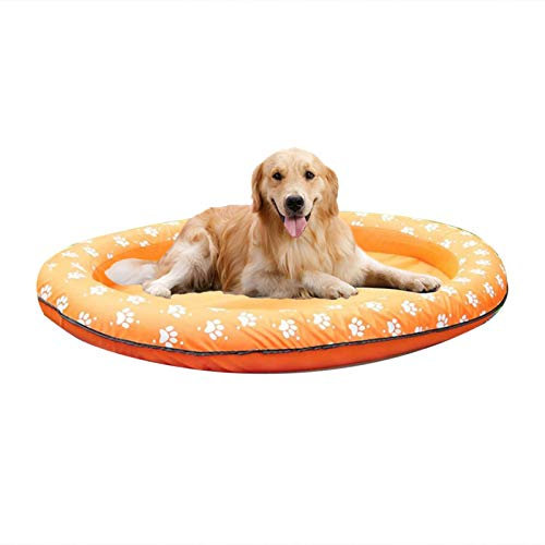 Agua para Mascotas con Flotador para Piscina Perros Piscina Flotante para Piscina Juguete Inflable Playa con Cama Flotante para Perros Y Gatos
