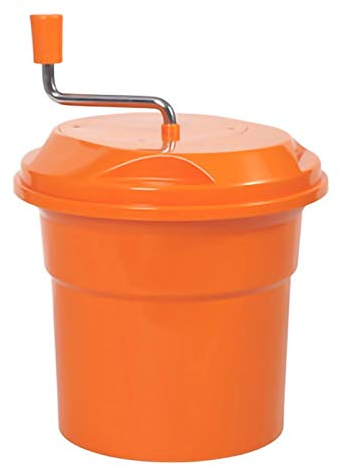 EHEIN Déshydrateur de Salade surdimensionné 15/25L for Restaurant Occidental, déshydrateur de Salade Commercial, déshydrateur Manuel for Fruits et légumes, Seau de déshydratation