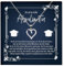 22Feels Uni Abschluss Geschenk Frauen, Master Bachelor Absolventin Schmuck Set, PhD Hochschule - Echt Silber 925 Herz Halskette mit Karte