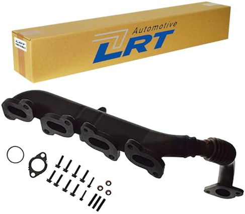 LRT K838 Abgaskrümmer mit Anbauteilen ohne Hitzeschutzblech Kompatibel mit OPEL INSIGNIA Caravan 55569994 55569995 55485150