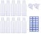 Sewokon 10pcs 100ml Travel Bottles - Small, Clear, Empty Bottles for Toiletries