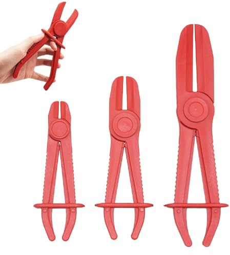 Pinces à Clamper les Durites,Pince a Collier Durite,Jeu de Pinces pour Durites,3PC Outil de Serrage pour Tuyaux Flexibles pour Serrage des Flexibles de Refroidissement et de Carburant