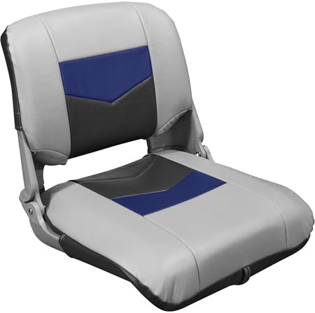 Wise 3309-1880 Pro Angler Tour Series Fold Down Boat Seat - Marble/Blueberry/Charcoal