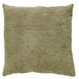andiamo Kissen Emy in Cord-Optik - Sofakissen mit Füllung Bezug - Zierkissen Dekokissen Kopfkissen 40 x 40 cm Olive