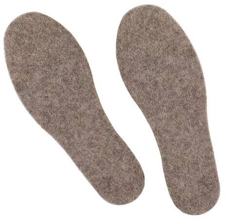 Alpaca Wool Warm Shoe Insert - Wool Shoe Insoles for Boot Soft Winter Warm Shoe Replacement Men 9 Women 10