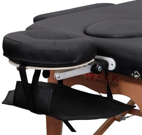 Zen – Armschlaufe für alle Zen Massageliegen – gepolsterte Armauflage zur Entlastung des Nacken- & Schulterbereichs bei der Massage Behandlung – Massagetisch Zubehör (Schwarz)