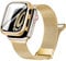 Ocaer Kompatibel mit Apple Watch Armband mit Gehäuse 40mm 41mm 42mm 44mm 45mm 46mm, Metall Magnetisch iWatch Armband für Apple Watch SE Series 10 9 8 7 6 5 4, Edelstahl Mesh Loop (Gold, 40mm)