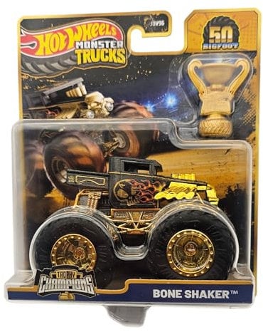 Hot Wheels Monster Trucks Trophy Champions - Bone Shaker