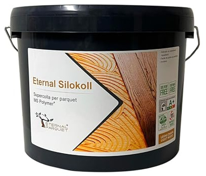 Eternal Parquet Eternal SILOKOLL 15kg - Colla SILANICA monocomponente per Tutti i parquet, sottofondi riscaldati, bioedilizia