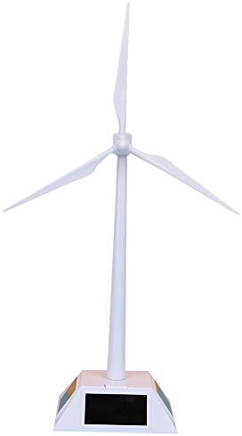 TOPINCN Solar-Windmühlen-Windrad-Modellspielzeug aus Kunststoff mit Sonnenbetriebener Funktion – Fördert die Intellektuelle Entwicklung und Manuelle Fähigkeiten