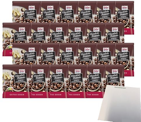 usy Bundle für Hofgut Dragierte Erdnüsse Schoko VPE (24x250g Beutel) + usy Block