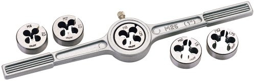 Draper 79197 6-Piece Circular Metric Die and Holder Set