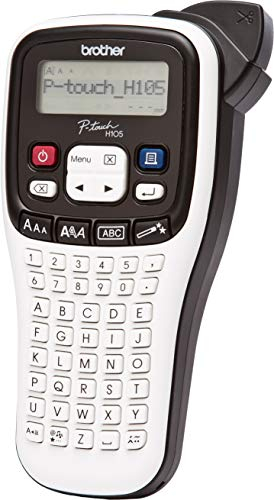Brother PT-H105WB Beschriftungsgerät (für 3,5 bis 12 mm breite TZe-Schriftbänder, bis zu 20 mm/Sek. Druckgeschwindigkeit)