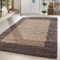 Homebyhome Shaggy Teppich 200x300 Wohnzimmer (200 x 290 cm) - Shaggy Teppich Hochflor Taupe Extra Weich und Flauschig - Waschbarer Langflor Teppiche für Schlafzimmer, Küche, Flur - Carpet, Halı, Kilim