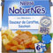 Nestlé Douceur de carottes et saumon sauvage - Les 2 bols de 200g
