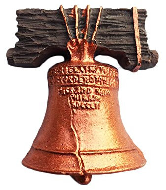 3D Philadelphia Liberty Bell Kühlschrankmagnet, USA, Reiseaufkleber, Souvenir, Dekoration für Zuhause und Küche, Amerika-Kühlschrankmagnet