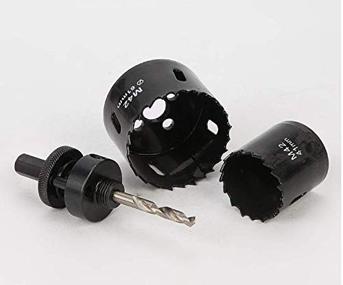 TOOLSTAR Bimetall-Lochsäge, M42 HSS-Lochsäge, 57 mm, Bi-Metall, Lochsäge, Öffner, Bohrer, Lochschneider, Werkzeug für Holz, Aluminium, Eisen, Blech, Rohr, Kunststoff