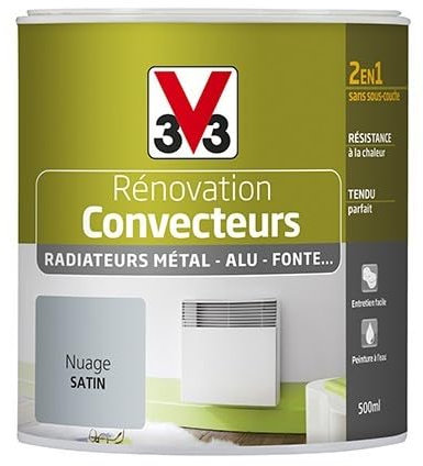 Peinture V33 Rénovation Convecteurs 0,5L Nuage - 0,5 L