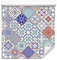 Wallepic Tapete Orient 1000 x 53 cm Vlies Wand Tapete Mosaik Orient Muster Ornament Vliestapete Wohnzimmer Schlafzimmer Flur Büro Moderne Wandbild