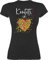 Shirt Damen - Karneval & Fasching - Konfetti im Herzen I - S - Schwarz - Tshirt Faschings-t-Shirt Faschings köln für Frauen Party Karnevals t- Shirts fassenacht Herz Tshirts t karnevalsshirts