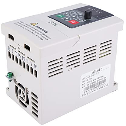 variateur de frequence triphase, Inverseur d'entraînement à fréquence Variable 380V triphasé d'inverseur 2.2KW VFD pour la sortie d'entrée triphasée contrôle vitesse moteur entrée commande convertis
