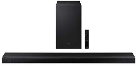 Samsung Soundbar HW-Q700A Q-Symphony Cinematic Dolby Atmos Q-Series per TV (2021), Vero audio a 3.1.2 canali, True Dolby Atmos & DTS:X, Suono Adattivo, Game Mode Pro, Black