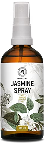 Aroma Spray Jasmin 100ml - Brume d'Ambiance - Brume Parfumée - Maison Spray d'Intérieur - Spray d'Ambiance - Parfum de Linge - Fleur d'Jasmin