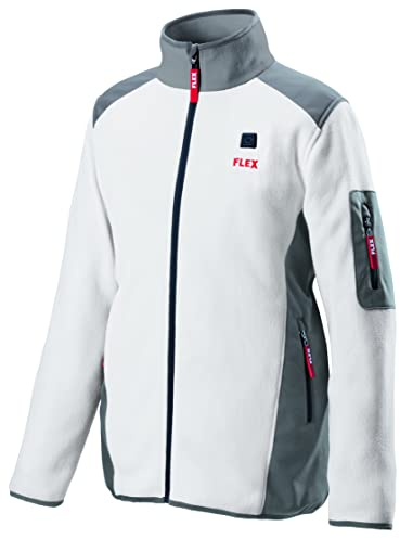 Flex Akku Heizjacke Men (Größe L, Fleecejacke atmungsaktives + strapazierfähiges Material, 3 Heizstufen, inkl. Akkuadapter zum Laden von Smartphones, ohne Akku)