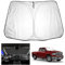 YEE PIN Sonnenschirm Auto kompatibel mit Dodge RAM 1500 2500 3500 2019 2020-2022，Faltbare Auto Sonnenschutz Frontscheibe Windschutzscheibe UV Staub Schutz Reflektierender Sonnenblende