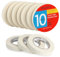 MEEDEN 10er-Pack Künstlerband 0,75mit insgesamt 1804,5ft (550 m) Künstlerband weiß säurefrei, leicht abzuziehen, ideal zum Malen, Zeichnen, Leinwand, Papier, Aquarell, Öl, Acryl