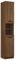 vidaXL Armoire de Bain Chêne Marron 32x34x188,5 cm Bois d'ingénierie