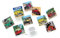 Moulinsart Set of 8 Collectible Coasters Tintin, Cars (04358)