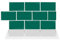Alwayspon 10 Sheet Green 3D Vinyl Wall Tile Sticker Transfers,Peel and Stick Self-adhesive Waterproof Splashback Stick on Tile Decals for Kitchen Bathroom Wall, 12inchx6inch