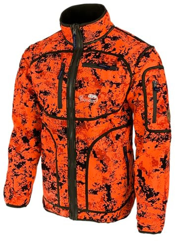 Full mundur Digital Green Camo und Blaze Camo Orange Jagd Jacke Wendejacke für Herren Windstop Wasserdicht