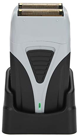 Elektrischer Rasierer, Wiederaufladbar Folienrasierer Elektrischer Rasierapparat Trimmer mit Ladestation und zweigleisiger Klinge für Männer Travel Home Use