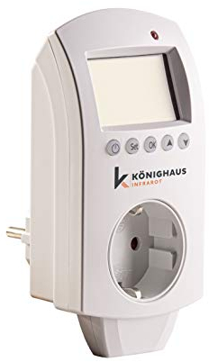 Könighaus Infrarotheizung - Smart Thermostat ✓ App-Steuerung mit Wochenprogramm