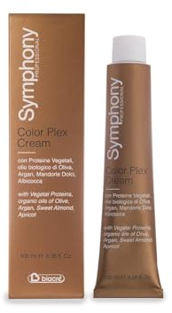 Tubo Tintura capelli crema colorante permanente Color Plex Cream SYMPHONY 100 ml Biacrè con estratti vegetali biologici