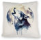 speecheese Wolf im Mondschein Kissen Heulender Wolf Nacht und Mond Design Natur- und Wildtiermotiv Dunkler Himmel Ambiente Mystik der Dunkelheit
