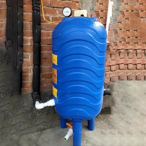 Vaso Expansion Tanque Automático de Presión de Suministro de Agua con Interruptor, 60 100 120 150 200 250 300 350 400 500 L, Sistema de Agua de La Bomba del Pozo del Sótano Doméstico PE (Size : 45x16